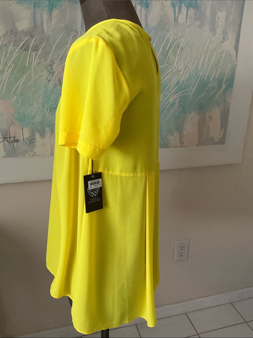 Vince Camuto from Bloomingdale’s NWT Yellow flowing top